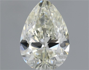 Picture of Natural Diamond 0.65 Carats, Pear with  Cut, L Color, VVS2 Clarity and Certified by GIA