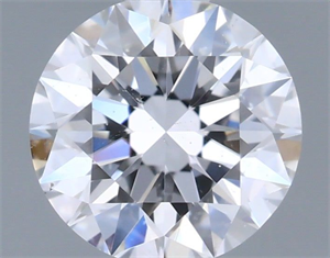 Foto Diamante Natural 0.40 quilates, Redondo , Color D, claridad SI1 y certificado GIA de