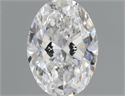 Natural Diamond 0.40 Carats, Oval with  Cut, F Color, VS1 Clarity and Certified by GIA