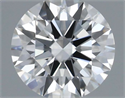 Natural Diamond 0.42 Carats, Round with Excellent Cut, G Color, IF Clarity and Certified by GIA