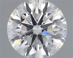 Picture of Natural Diamond 0.41 Carats, Round with Excellent Cut, F Color, SI2 Clarity and Certified by GIA