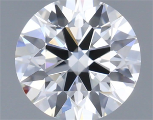 Picture of Natural Diamond 0.40 Carats, Round with Excellent Cut, H Color, VVS1 Clarity and Certified by GIA