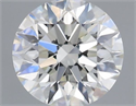 Natural Diamond 0.46 Carats, Round with Excellent Cut, J Color, VS1 Clarity and Certified by GIA