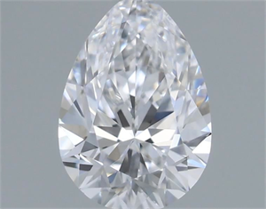 Picture of Natural Diamond 0.31 Carats, Pear with  Cut, D Color, VVS2 Clarity and Certified by GIA