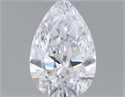 Diamante Natural 0.30 quilates, De pera , Color D, claridad VVS2 y certificado GIA