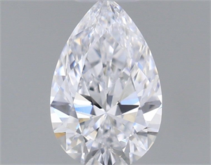 Foto Diamante Natural 0.30 quilates, De pera , Color D, claridad VVS2 y certificado GIA de