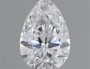 Picture of Natural Diamond 0.30 Carats, Pear with  Cut, D Color, VS1 Clarity and Certified by GIA