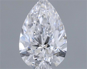 Foto Diamante Natural 0.31 quilates, De pera , Color D, claridad VS2 y certificado GIA de