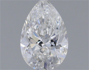 Picture of Natural Diamond 0.31 Carats, Pear with  Cut, E Color, VVS2 Clarity and Certified by GIA