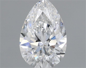 Picture of Natural Diamond 0.32 Carats, Pear with  Cut, E Color, VVS2 Clarity and Certified by GIA