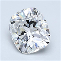 Diamante Natural 1.51 quilates, Del cojín , Color F, claridad VS2 y certificado GIA