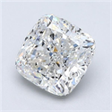 Diamante Natural 1.52 quilates, Del cojín , Color F, claridad SI1 y certificado GIA