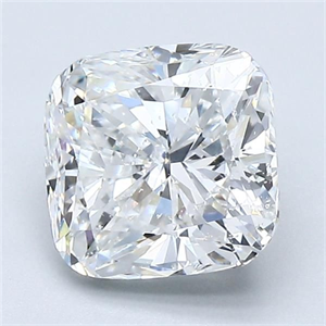 Foto Diamante Natural 2.04 quilates, Del cojín , Color D, claridad SI2 y certificado GIA de