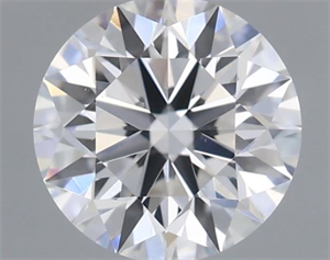 Picture of Natural Diamond 0.40 Carats, Round with Excellent Cut, E Color, VS2 Clarity and Certified by GIA