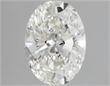 Natural Diamond 1.52 Carats, Oval with  Cut, J Color, SI2 Clarity and Certified by GIA