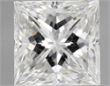 Diamante Natural 1.04 quilates, Princesa , Color H, claridad SI1 y certificado GIA