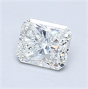Natural Diamond 0.76 Carats, Radiant with  Cut, G Color, VVS2 Clarity and Certified by GIA