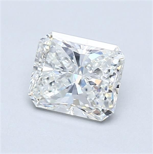 Foto Diamante Natural 0.76 quilates, Radiante , Color G, claridad VVS2 y certificado GIA de