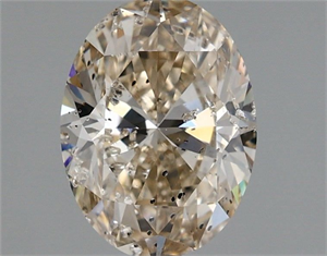 Picture of Natural Diamond 1.50 Carats, Oval with  Cut, M Color, SI2 Clarity and Certified by IGI