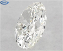 Natural Diamond 0.80 Carats, Oval with  Cut, I Color, VVS2 Clarity and Certified by GIA