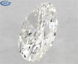 Picture of Natural Diamond 0.80 Carats, Oval with  Cut, I Color, VVS2 Clarity and Certified by GIA