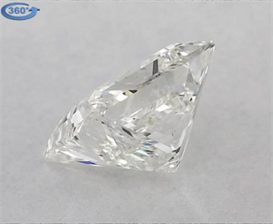 Foto Diamante Natural 1.10 quilates, Princesa , Color J, claridad VS2 y certificado GIA de