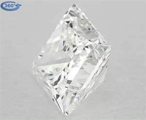 Foto Diamante Natural 0.90 quilates, Princesa , Color I, claridad VVS2 y certificado GIA de
