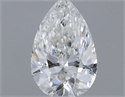 Natural Diamond 0.23 Carats, Pear with  Cut, G Color, VS2 Clarity and Certified by GIA