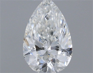 Picture of Natural Diamond 0.23 Carats, Pear with  Cut, G Color, VS2 Clarity and Certified by GIA