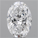 Natural Diamond 6.09 Carats, Oval with  Cut, D Color, VS1 Clarity and Certified by GIA