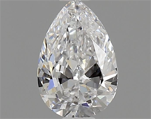 Picture of Natural Diamond 0.50 Carats, Pear with  Cut, D Color, VS1 Clarity and Certified by GIA