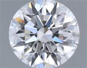 Foto Diamante Natural 0.44 quilates, Redondo , Color E, claridad IF y certificado GIA de