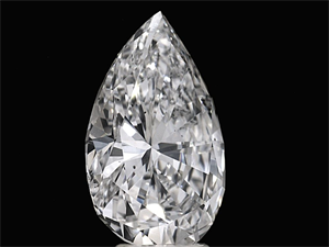 Picture of Natural Diamond 6.01 Carats, Pear with  Cut, F Color, SI2 Clarity and Certified by GIA