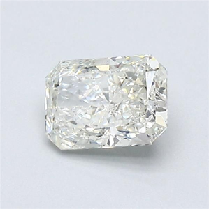 Foto Diamante Natural 0.70 quilates, Radiante , Color J, claridad SI2 y certificado GIA de
