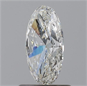 Natural Diamond 0.90 Carats, Oval with  Cut, G Color, VVS1 Clarity and Certified by GIA