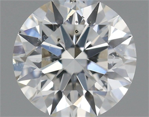 Foto Diamante Natural 0.66 quilates, Redondo , Color H, claridad SI2 y certificado GIA de