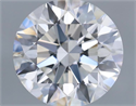 Natural Diamond 1.52 Carats, Round with Excellent Cut, F Color, VVS2 Clarity and Certified by GIA