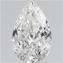 Natural Diamond 1.00 Carats, Pear with  Cut, F Color, I1 Clarity and Certified by GIA