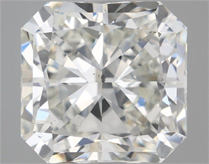 Foto Diamante Natural 5.06 quilates, Radiante , Color J, claridad SI1 y certificado GIA de