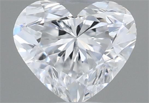 Picture of Natural Diamond 0.30 Carats, Heart with  Cut, D Color, VS1 Clarity and Certified by GIA