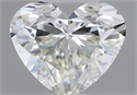 Natural Diamond 0.35 Carats, Heart with  Cut, J Color, VS2 Clarity and Certified by GIA