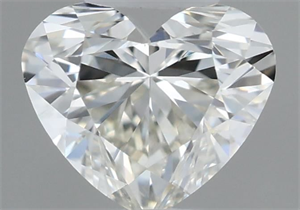 Picture of Natural Diamond 0.35 Carats, Heart with  Cut, J Color, VS2 Clarity and Certified by GIA
