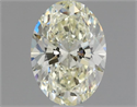 Natural Diamond 1.01 Carats, Oval with  Cut, K Color, VVS1 Clarity and Certified by IGI