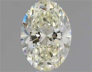 Picture of Natural Diamond 1.01 Carats, Oval with  Cut, K Color, VVS1 Clarity and Certified by IGI