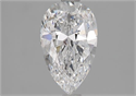 Natural Diamond 1.31 Carats, Pear with  Cut, D Color, VVS1 Clarity and Certified by GIA