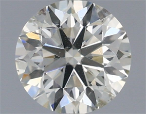 Picture of Natural Diamond 0.50 Carats, Round with Excellent Cut, I Color, SI2 Clarity and Certified by IGI