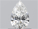 Natural Diamond 0.53 Carats, Pear with  Cut, G Color, SI2 Clarity and Certified by GIA