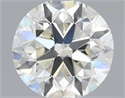 Natural Diamond 1.30 Carats, Round with Very Good Cut, J Color, VS2 Clarity and Certified by IGI