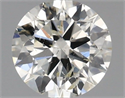 Natural Diamond 0.50 Carats, Round with Excellent Cut, I Color, SI2 Clarity and Certified by IGI