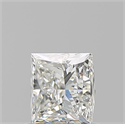 Natural Diamond 0.90 Carats, Princess with  Cut, J Color, VS1 Clarity and Certified by GIA